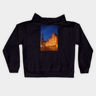 Gabled houses, Prinzipalmarkt, Christmas market, Munster, city, Westphalia Kids Hoodie